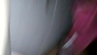doggystyle fucking with big cock makes her pussy so creamy and wet