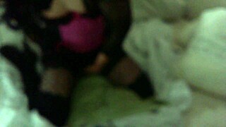 Riding that dildo in crossdressing fun 😏