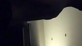 asian babe gives blowjob in doggystyle