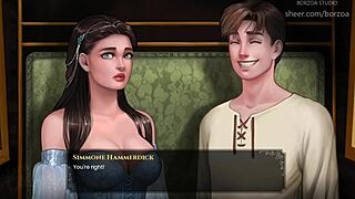 Wal 37 - she screams for help but not for long in this anime scene