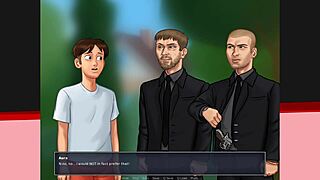 summertime saga v0.20.1 ep32 - kiss me scene with big tits and ass.