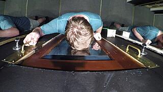 Gigi Breeze Sucks Hard at Glory Hole Above 3