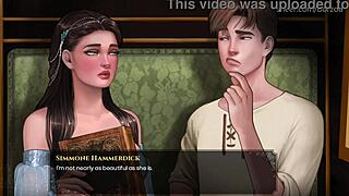 Wal 37 - she screams for help but not for long in this anime scene