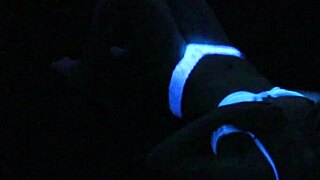 scarlett johnson under blacklight getting wild with sex 😈🔥