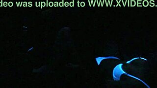 scarlett johnson under blacklight getting wild with sex 😈🔥