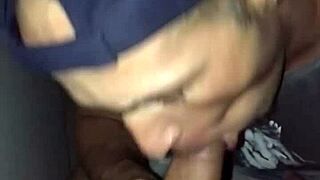 why are you sucking in the club bathroom, young teen?