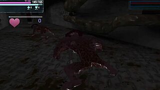 playing breedlab v0.38 act 2 part 2 with monsters in anime hentai game