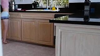 Stevie Grey's secret behind the couch