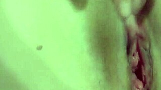 Milf fucking hard and reaching orgasm close up 😍