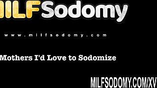 pierced milf dana dearmond swallows cum after anal fuck, her hardcore queen status shines