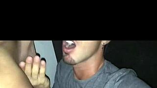 why are you sucking in the club bathroom, young teen?