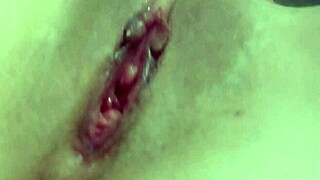 Milf fucking hard and reaching orgasm close up 😍