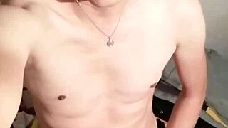 Skinny Mexican Chacal Masturbates