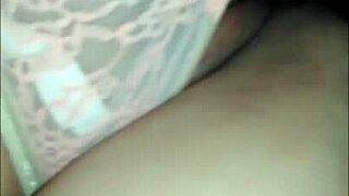 Teasing Her Wet Pussy in a Tiny Thong