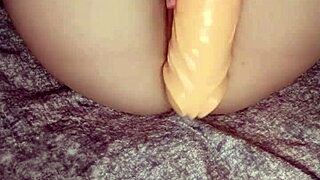 solo session with toys for a real inside vagina orgasm