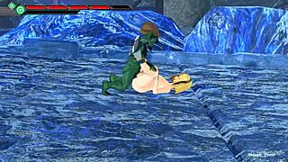 Pretty blonde explores wizard lilia in new hentai gameplay