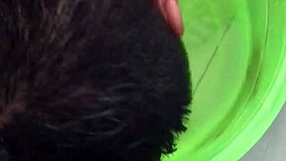 Intriguing forced foot washing session with Hangzhou Lingwei, details on Twitter