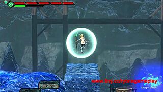 Pretty blonde explores wizard lilia in new hentai gameplay