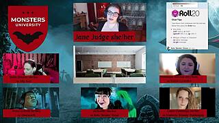 Monsters University roleplay with Dominique Delerium and friends live stream