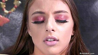 Huge Tits Lezdom Uses Anal Toys On Slave