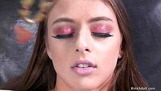 Huge Tits Lezdom Uses Anal Toys On Slave