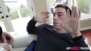 Brian’s stepmom gets a wild face fuck session today.