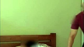 stepfather sneaks into room and fucks mature milf in missionary and cowgirl