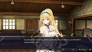 Erotic Video Game tournament is populated with blond elf girl