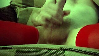 Dana Devine Crossdresser Rocks Red Tights