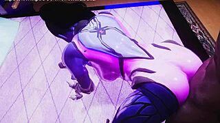 Widowmaker Doggystyles Nerd Fan in 3D Costume Fantasy