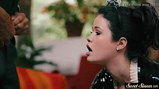 Teen 18+ rides cock outdoors, jizzed on pussy.