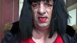 part 1 of my old red and black masturbation machine session