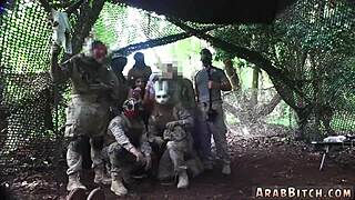 Compilation of hot Arab babe getting wild with a ‘military’ theme