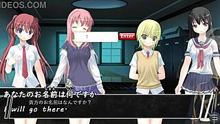 Incubus trial version with machine translated subtitles part 1 to 4 featuring crossdressing in anime hentai game.