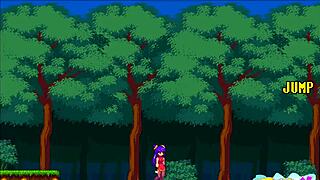 Anime Girl With Big Tits Plays Sex Game