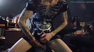 Whitecockolate Shemale Teases Cock With Fingering And Masturbation Under Maledom