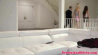 Small-Titted Teen Beauty Fucked Hard by Close Friends