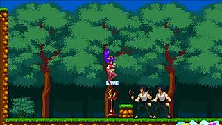 Anime Girl With Big Tits Plays Sex Game