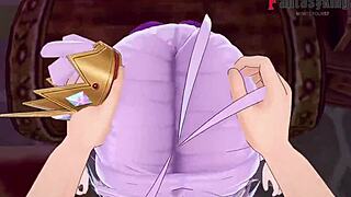 Shiro turns 18 and receives intense sexual gift in anime.