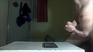 Jerking hard to cum on cassidyboo's face