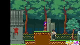 Anime Girl With Big Tits Plays Sex Game