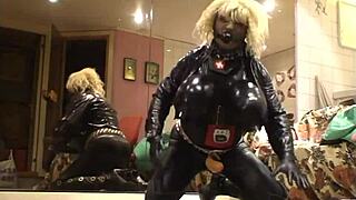 roxina gets gagged with dildo in slutty session