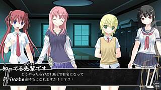 Incubus trial version with machine translated subtitles part 1 to 4 featuring crossdressing in anime hentai game.