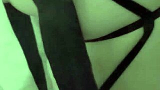 Cute Chick Deepthroats and Gags on Bound Amateurs in Lingerie During Homemade Bondage Session