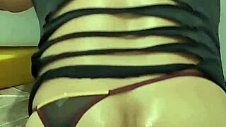 Gay Slut Moans Loudly on Giant Silicone Cock During Intense Session.