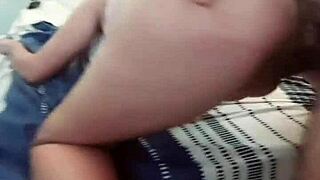 watch this latina amateur get a deep creampie that leaves her hot and bothered