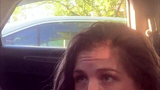 Parking garage intense BJ w black bbc