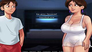 Summertimesaga - Teen Blowjob on Yacht with Big Ass