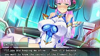 holy armored princess elementia fucking big tits ass machine