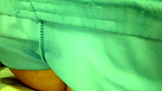 Check this close-up of babe's pretty, creamy Asian pussy!